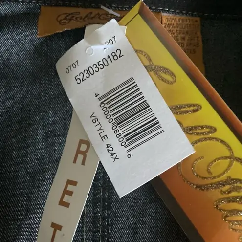 GOLD FLAOA, women’s stretch, Jean Jacket, Size 24, Dark Denim, Plus Size, Black