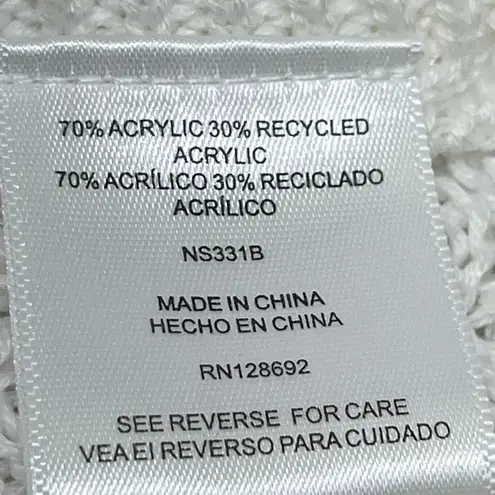 MADDEN NEW YORK CROCHETED STRIPED L SHORTS WITH BEADED DRAWSTRING TIE NEW Tan Size L