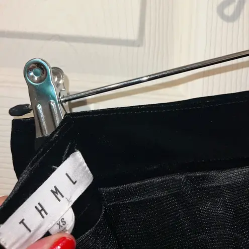 THML at Anthropologie Embroidered Mini Skirt