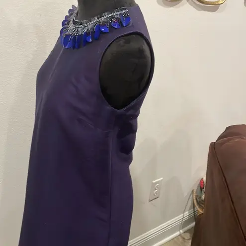 Retail $645 Mother of Pearl Purple Runway Dress Size 8