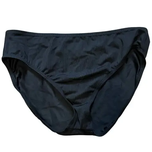 INSTANT FIGURE Compression Hipster Swim Suit Bottoms Basic Brief Black NWT 14