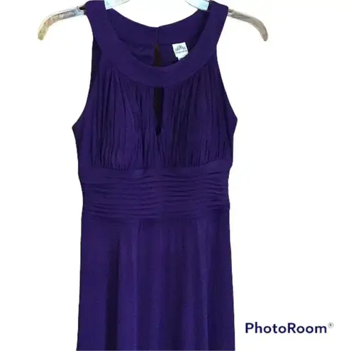 ✨ Sangria Women's Halter Keyhole Maxi Dress✨ Purple Size 12