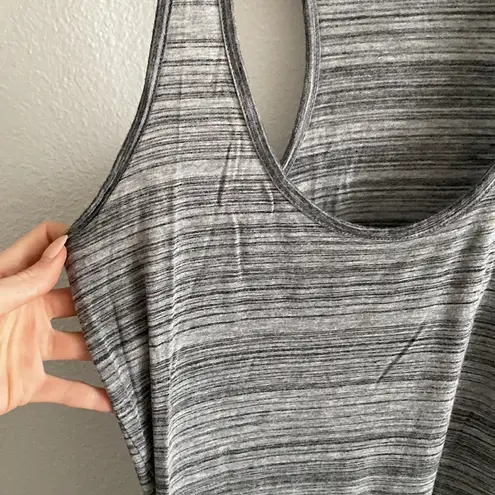 Vince  Heathered Gray Lightweight Maxi Tank Dress