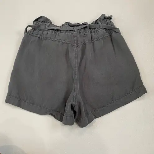 Thread & Supply Gray Paperbag Waist Tie Shorts Size Small