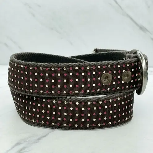 American Eagle  Outfitters AEO Polka Dot Ribbon Web Belt Size Medium M Womens