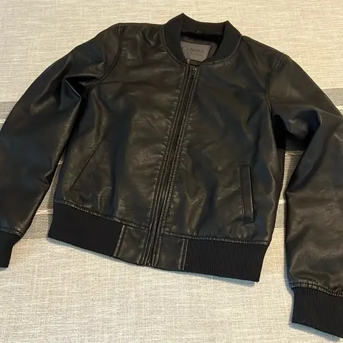 Ci Sono  by Cavalini faux leather bomber jacket