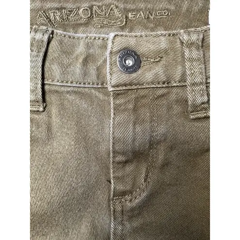 Arizona Jeans Arizona Jean Co Super Skinny Green Jeans Womens Size 3 Denim Straight Leg