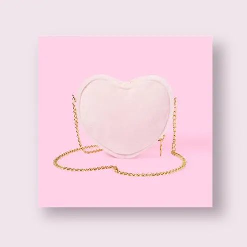 Stoney Clover Lane SCL x Target ☻︎ Terry Heart Crossbody Bag ☻︎ Smiley L Initial Patches ☻︎ Pink ☻︎