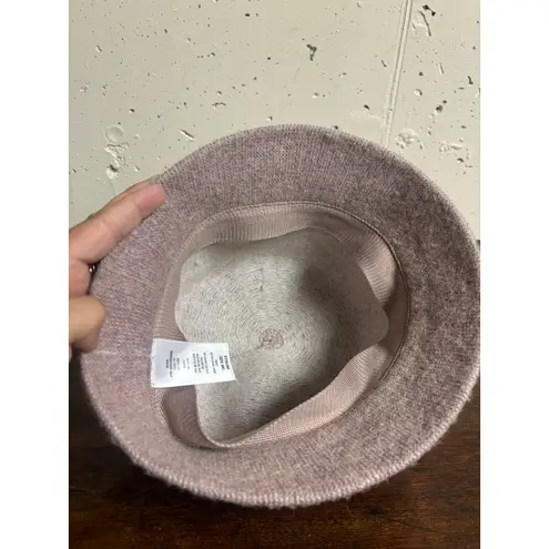 Vintage Sears Wool Blend Cloche Hat Purple with Black Flower – One Size