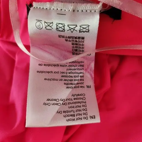 Alex Perry Dakota Ruched Skirt in Strawberry UK 10 US 6 Midi