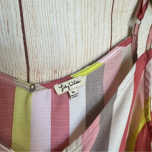 Lily White Stripes Summer XL Pastel Colorful