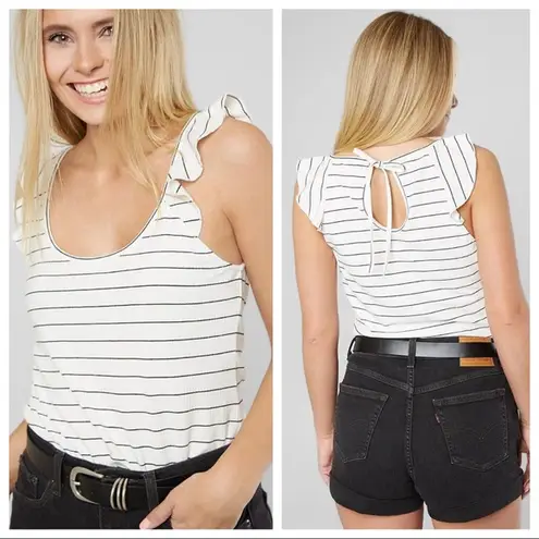 Black Swan Sylvie Ribbed Striped Tank Top