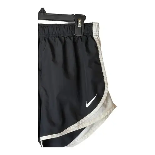 Nike  Black And White Dri Fit Inner‎ Brief Running Athletic Shorts Size S