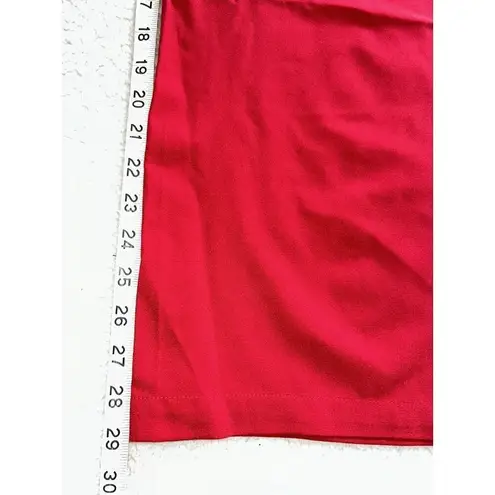 GREY LAB Los Angelos Red Wide Leg Shoulder Tie Jumpsuit Size S