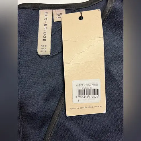 Bec & Bridge NWT Kimberly Maxi Dress in Ink, size 8/S