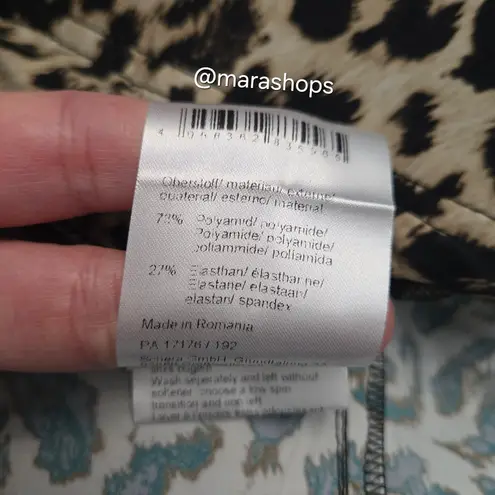 Raffaello Rossi Leopard Candy Joggers Brown Size 10