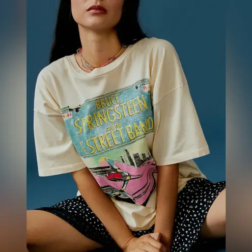 Daydreamer NWT Bruce Springsteen Born In The USA Merch Tee Stone Vintage - small