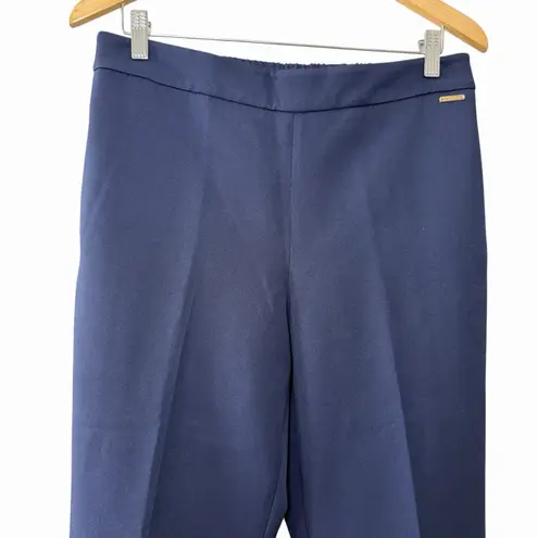 T Tahari Women's Navy Pull On Stretch Ankle Dress Pants Size 10 Officecore - Image 4