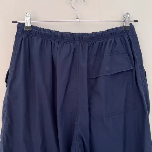 Rag and Bone  Becky Flight Adjustable Relaxed Straight Leg Cargo Pants Navy