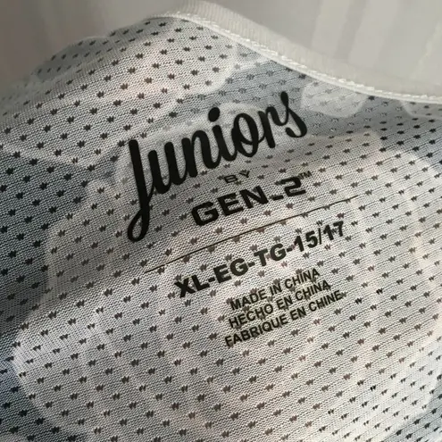 Indiana Hoosiers Tank Top Rose Cross Back White Junior's Gen 2 Red XL IU Shirt Size undefined