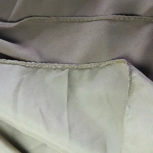 Amsale Pink Sleeveless Crew Neck Maxi Gown Size 10 Tan