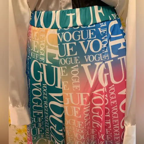 Boutique NWOT Vogue wide leg palazzo pants size M