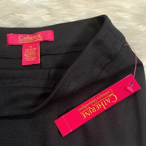 Catherine Malandrino NWT ‘Luella’ flounce ponté knit pom pom hem skirt 10