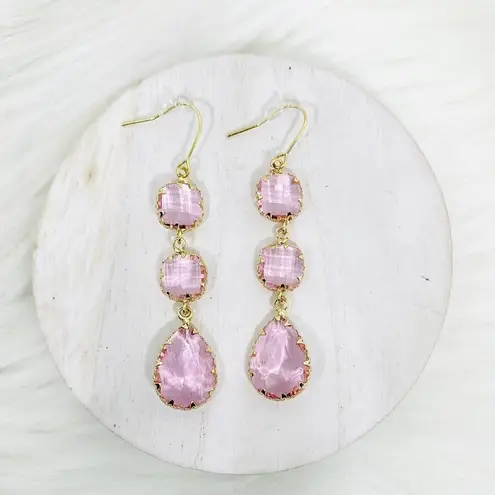 The Crystal Dangling Bezel Duo