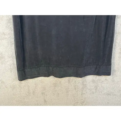 Dolan Shift Dress Large Grey Stretch Slinky Minimalist Office Preppy Gray