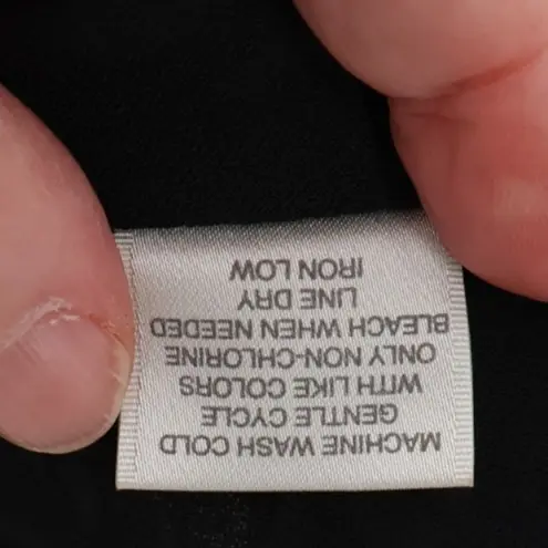 Van Heusen Whimsigoth Sheer Overlay Babydoll Top Dark Fairy Grunge Office Siren Size M