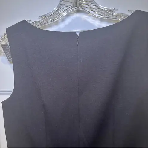 Tahari NWT Black/Blue Brocade Britta Dress size US 4