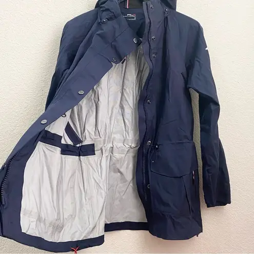 RLX Ralph Lauren Navy Blue Womens Waterproof Hooded Golf Jacket Size M Size M