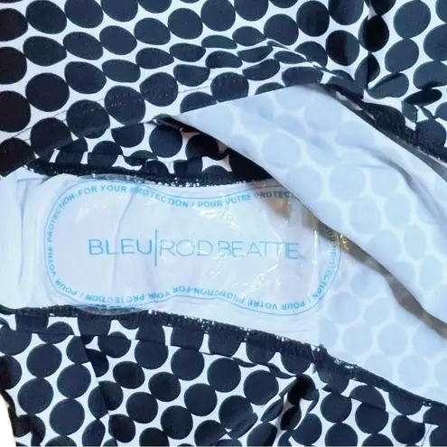 Bleu Rod Beattie NWT Connect The Dots Black & White Polka Dot Swimsuit Size 6