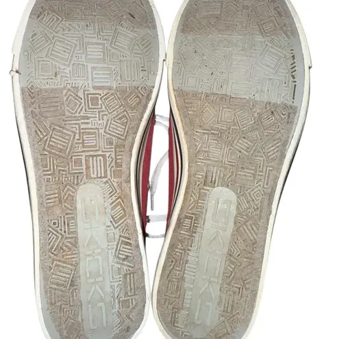 South Carolina Gamecock Red Canvas Sneakers with White Laces Womens size 10