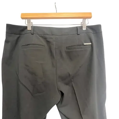 Michael Kors Black Pleated Front Pants Size 10 Casual Slacks Career Business