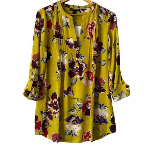 A pea in the pod Women's Floral Print Tunic Top Blouse Pregnancy Size S