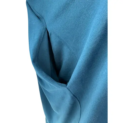 Universal Standard Twirl Wrap Dress Blue Size S 14-16 Sleeveless Tiered Midi