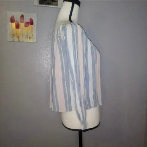 Cape Juby Aeropostale striped long sleeve crop top