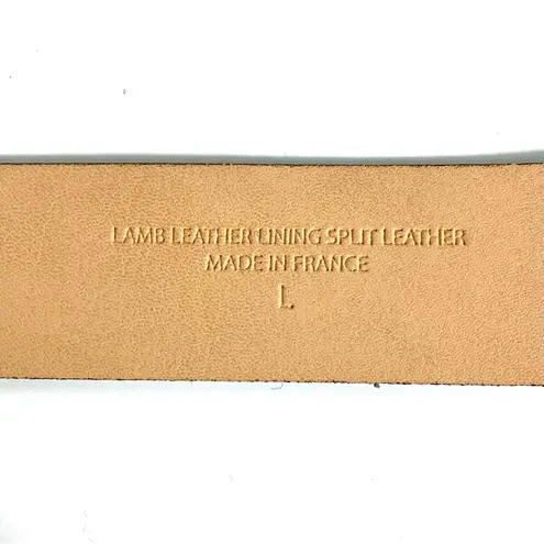 Isabel Marant Lecce Knotted Metallic Leather Belt Large NWT