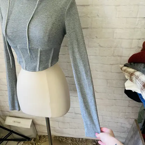 Boutique NEW Cropped Fitted Hoodie