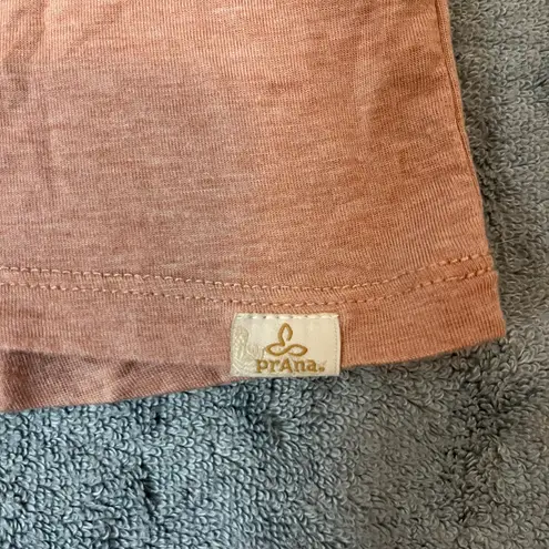 prAna Pink Coral Loose Fit Short Sleeve Tshirt