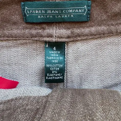 Lauren Jeans Ralph Lauren Brown Cotton Blend Belted Pencil Skirt equestrian 4