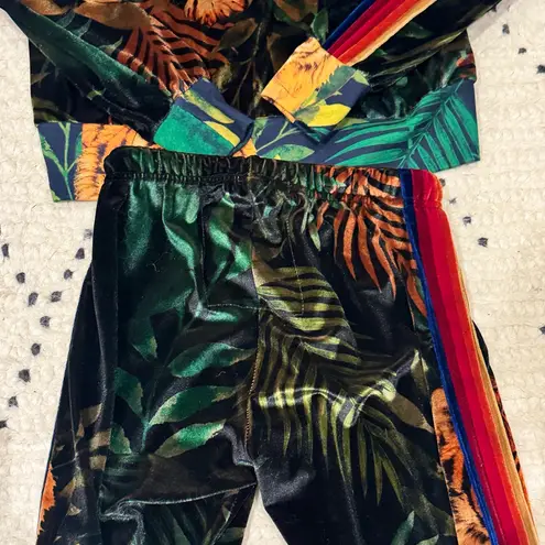 Aviator Nation Velvet Jungle Tiger matching set NWT (oversized)