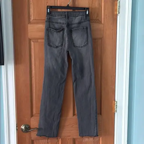 Harper Heritage Size 24 Women's Teen Girl Faded Black/Gray High Rise Jeans