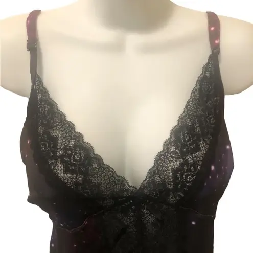 Frederick's of Hollywood Frederick’s Of Hollywood Galaxy Cosmic Chemise Nightie 2X Purple  Lolitaland