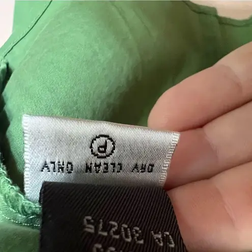 Lafayette 148 Green Hidden Button