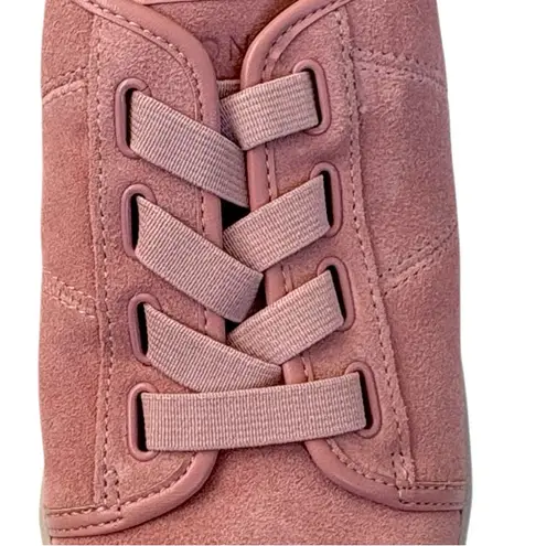 Vionic EUC Leather Jean Slip-On Sneakers Rose Size 6.5