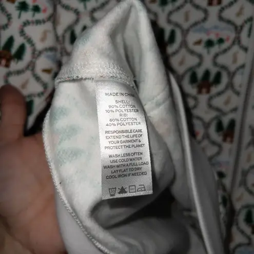 Hill House NWT White Ski Chalet All-Gender Teddy Zip Up Size Large