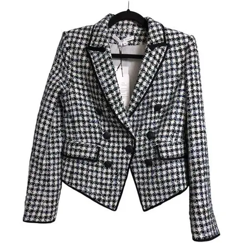 Veronica Beard NWT Diego Dickey Jacket Blue/Pinegrove Multi Professional Size 4 - Image 1