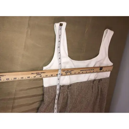 Necessary Objects By Ady Gluck Frankel 1X Light Brown Beige Sleeveless Pleated - Image 10